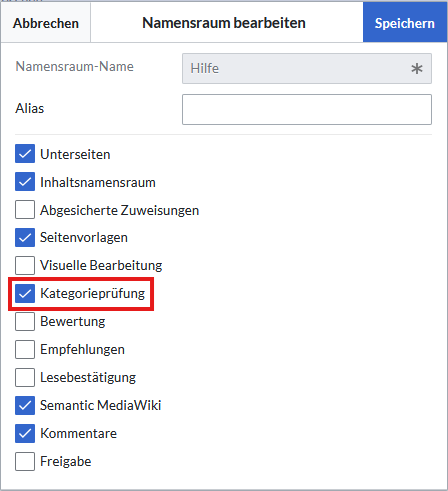 Namensraumverwaltung