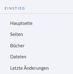 Einstiegslink "Bücherregal"