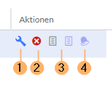Zuweisungen von links nach rechts durch Nummern von 1-4 erklärt