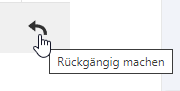 Symbol "Rückgängig machen"