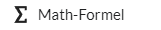 Menüpunkt "Math"