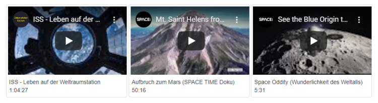Eingebettete externe YouTube-Videos