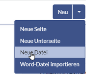 "Neu"-Schaltfläche