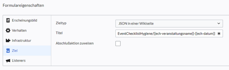 Name der Forminstanzen definieren