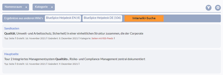 Interwiki-Suchergebnisse