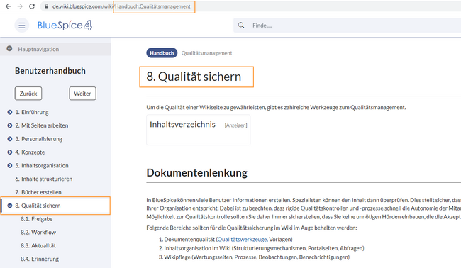 Buchtitel auf Seite anzeigen