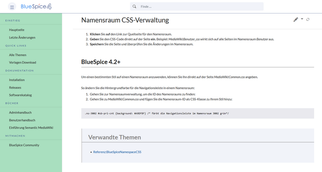 namensraumspezifisches Styling
