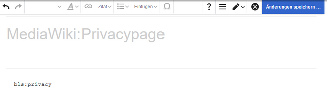 Fußleisten-Link auf eine externe Website