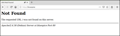Apache: Not found