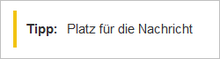 Vorlage für eine Infobox