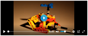 creenshot des Testvideos Gizmo.mp4 eingebunden über BlueSpicePlayer