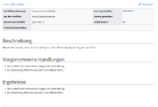 Vorfallsmeldung
