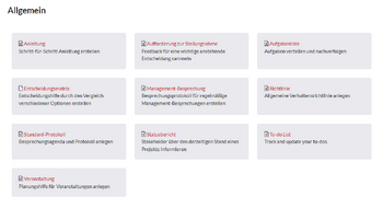 Seitenvorlagen Beispiele