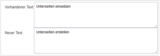 Text ersetzen