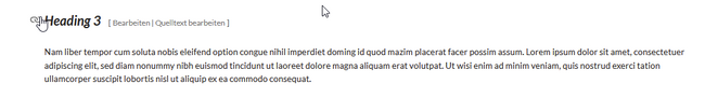 Screenshot Ankerlinks für eine Überschrift