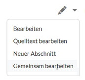 highlighted menu option "Edit together"